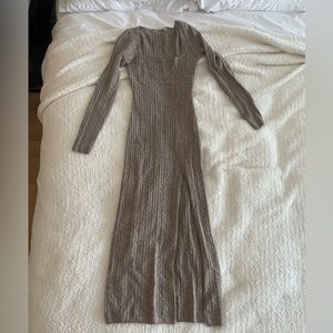 Reformation - Cashmere Cable Knit Sweater Dress - Sz XS